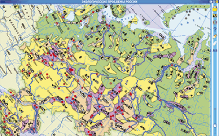 Интерактивные карты. География России. 8 класс. Природа России. Население России