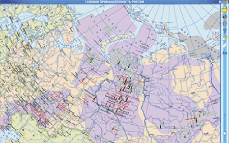 Интерактивные карты. География России. 9 класс. Хозяйство России