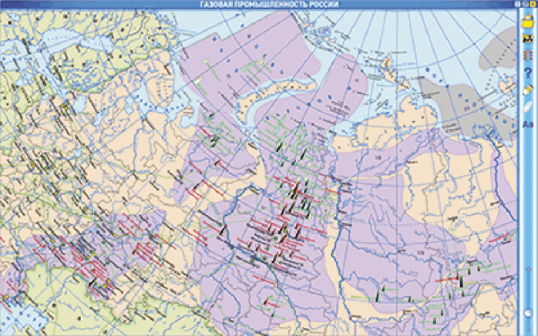 Интерактивные карты. География России. 9 класс. Хозяйство России