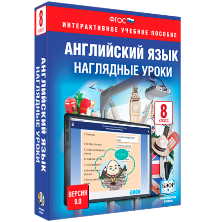 Библиотека электронных образовательных ресурсов. Английский язык. 8 класс. Наглядные уроки