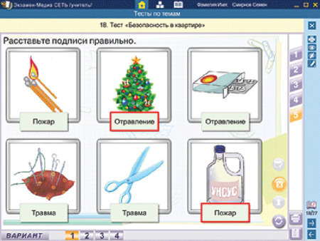 Сетевая версия. Тесты. Окружающий мир. 1 класс