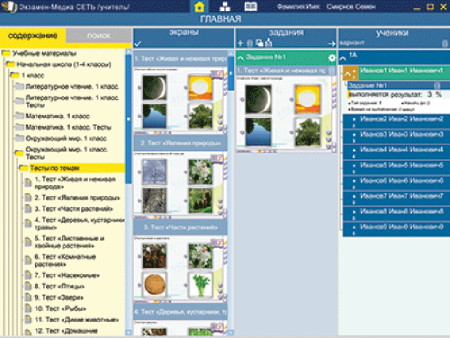 Сетевая версия. Тесты. Окружающий мир. 1 класс