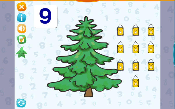 Готовимся к школе. Для интерактивных столов. Цифры и счёт.